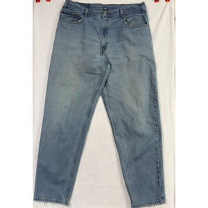 Levis 560 Jeans Mens 38x34 Blue Light Wash Loose Fit Tapered Leg 100% Cotton Y2K